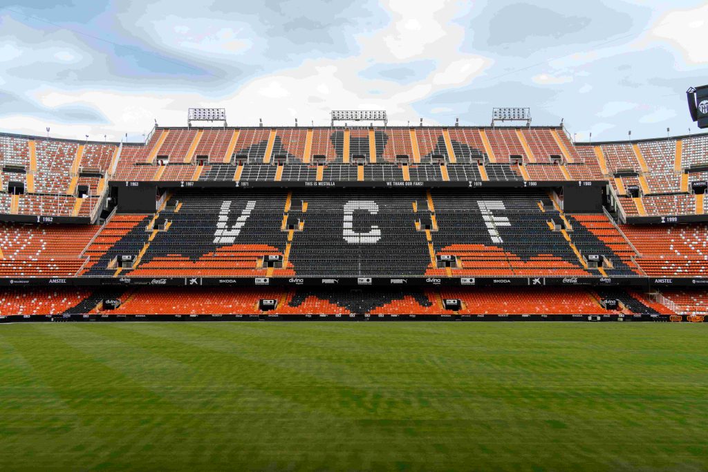 Fußballstadion-Tribünen